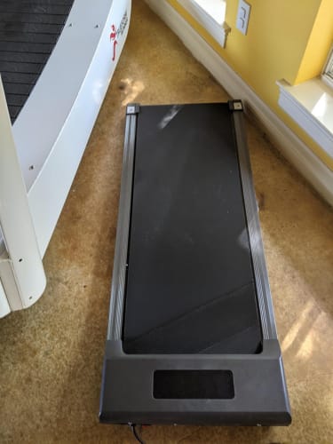 Customer photo review of Treadmill Pad Running/Walking Under Desk Exercise Machine