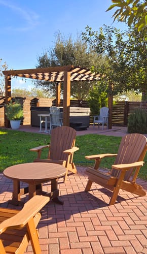 Customer photo review of 32" Round Occasional Coffee Table