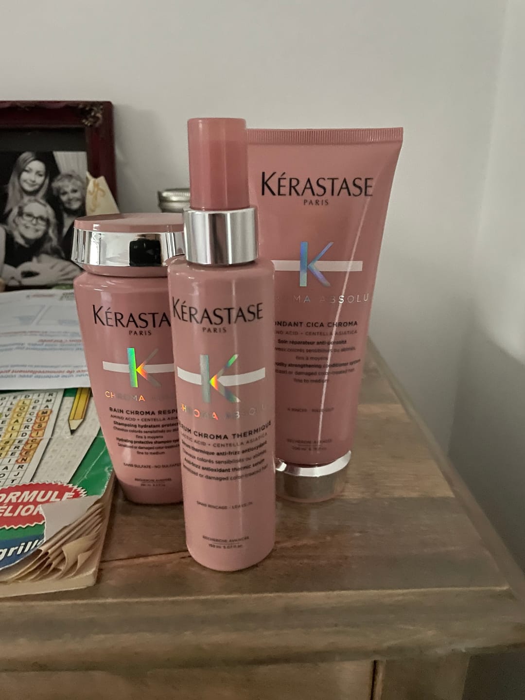 Customer photo review of Coffret Noël Kérastase - Chroma Absolu (sans coffret)