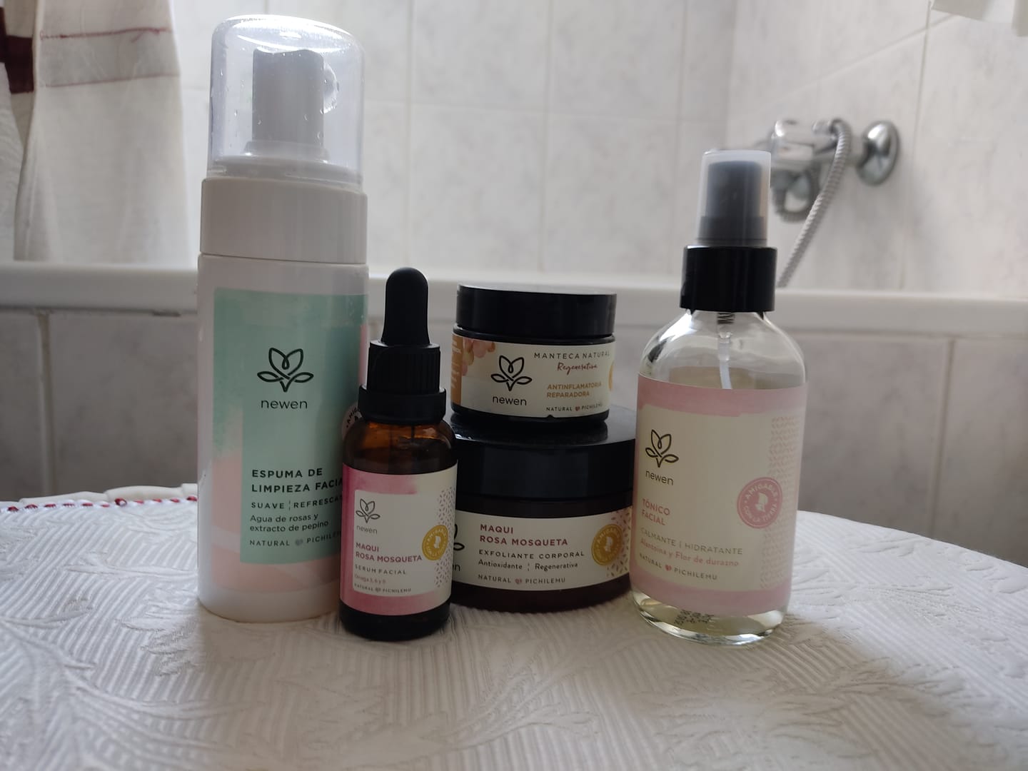 Customer photo review of Crema Facial Antiedad Intensiva Células Madres