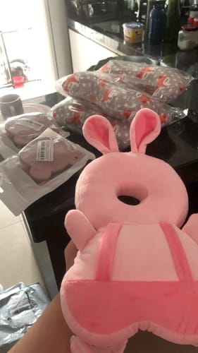 Customer photo review of Bumper Buddy Pillow