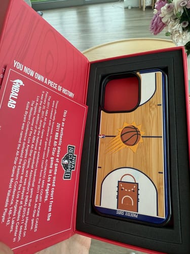 Customer photo review of Phoenix Suns - NBA Authentic Wood Case