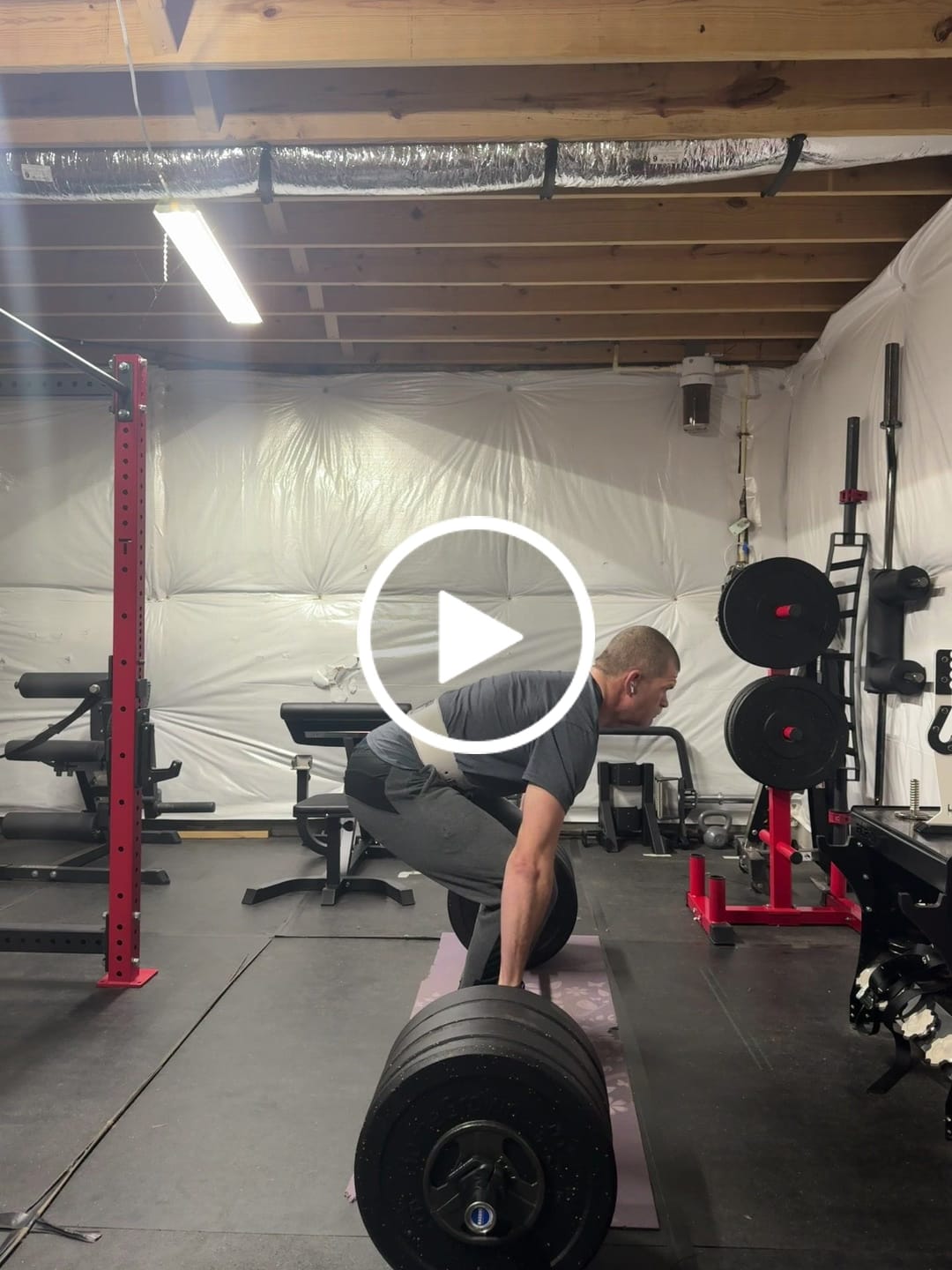 Customer video review of HomeGrown Lifting Dark Grey T-Shirt