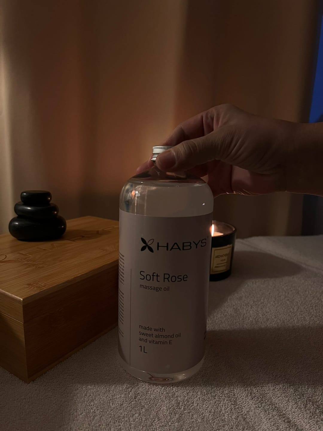 Customer photo review of Massageöl Reya Citrus Lavender Bergamot Habys