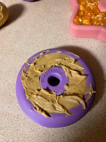 Customer photo review of Freez Doughnut - Super Durable Treat Toy