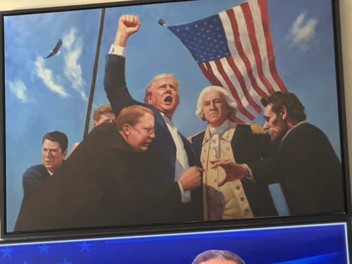 Customer photo review of United We Stand - Print