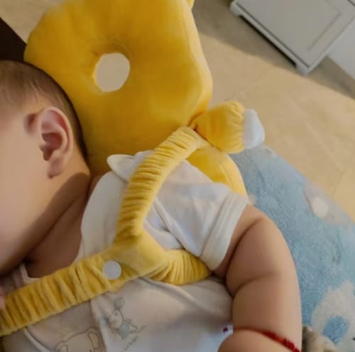 Customer photo review of Bumper Buddy Pillow