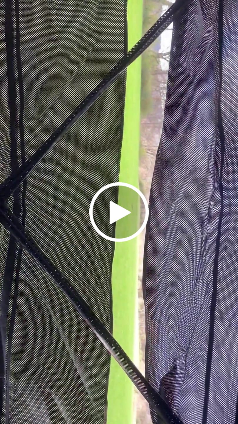 Customer video review of VisTrilogy 4-6 Person See-Through Deer Turkey Hunting Ground Blinds