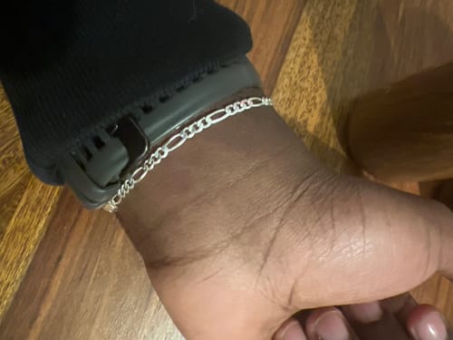 Customer photo review of Mini Figaro Bracelet - Silver