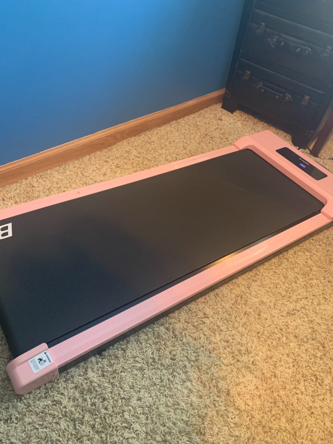 Customer photo review of Treadmill Pad Running/Walking Under Desk Exercise Machine