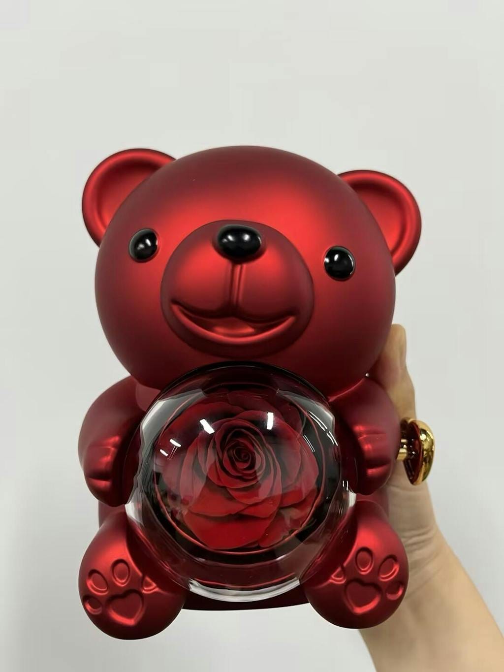 Customer photo review of Eternal Rose Teddy Bear & Necklace