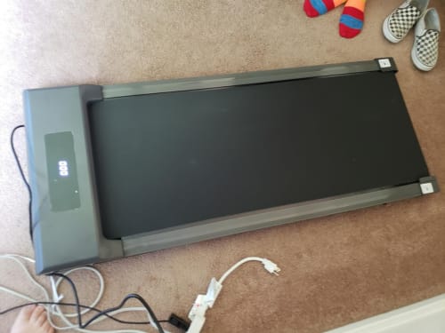 Customer photo review of Treadmill Pad Running/Walking Under Desk Exercise Machine