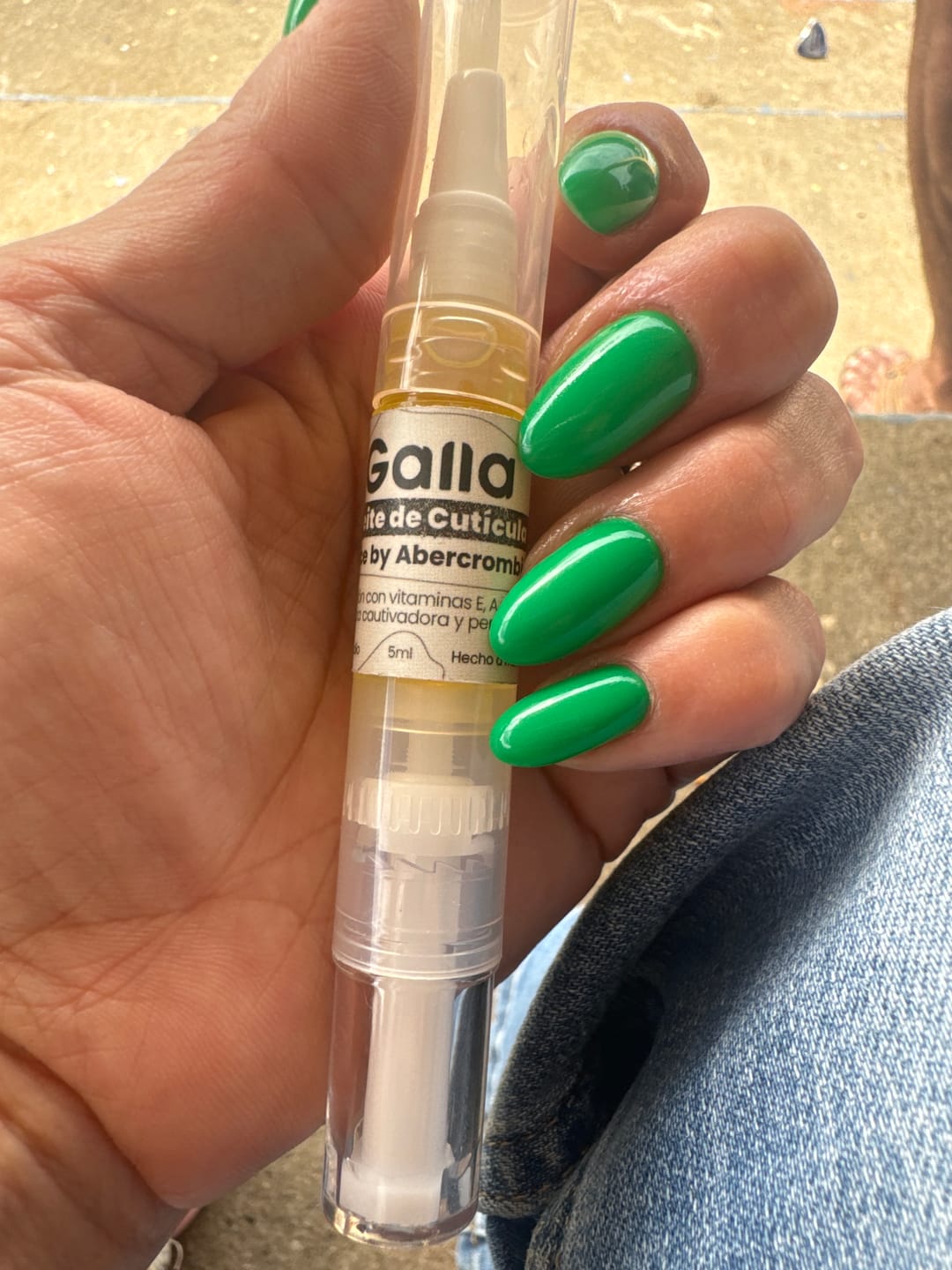 Customer photo review of Aceite de Cutícula
