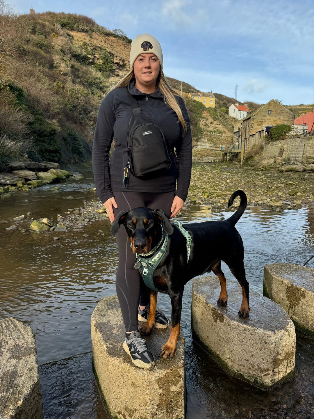 Customer photo review of Sling Backpack - Black