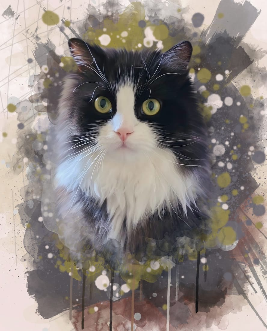 Customer photo review of Portrait Aqua Art