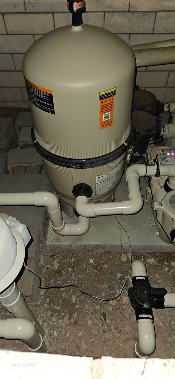 Customer photo review of Pentair 160301. Filters. Clean & Clear Plus Cartridge. 420 Filter. TradeGrade.