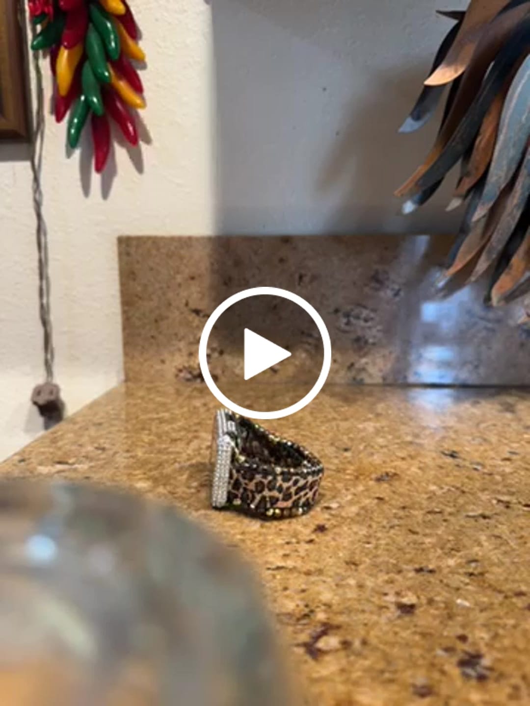 Customer video review of Safari Chic Apple Watch Strap