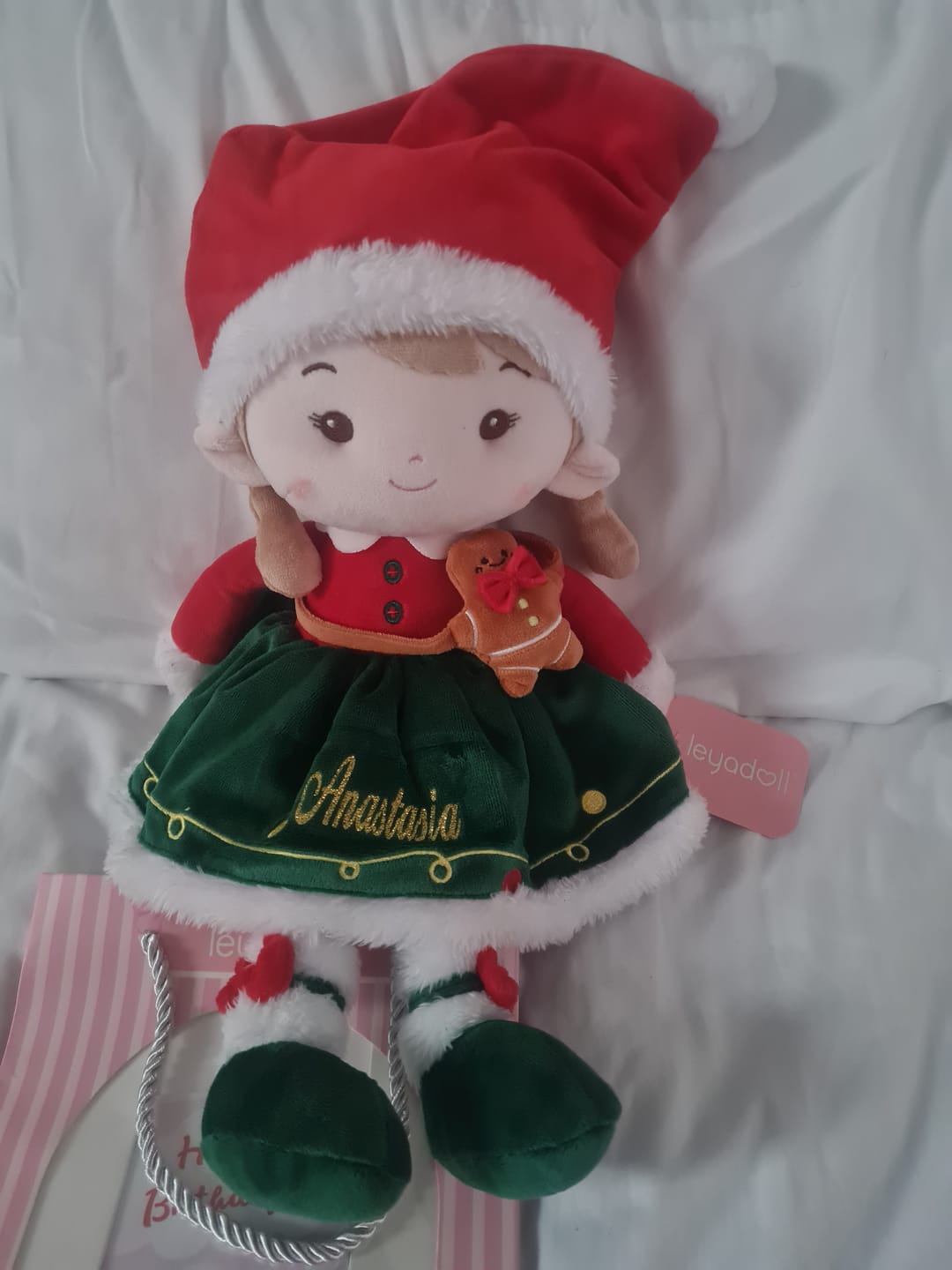 Customer photo review of Personalized Natalie the Elf - Christmas Special