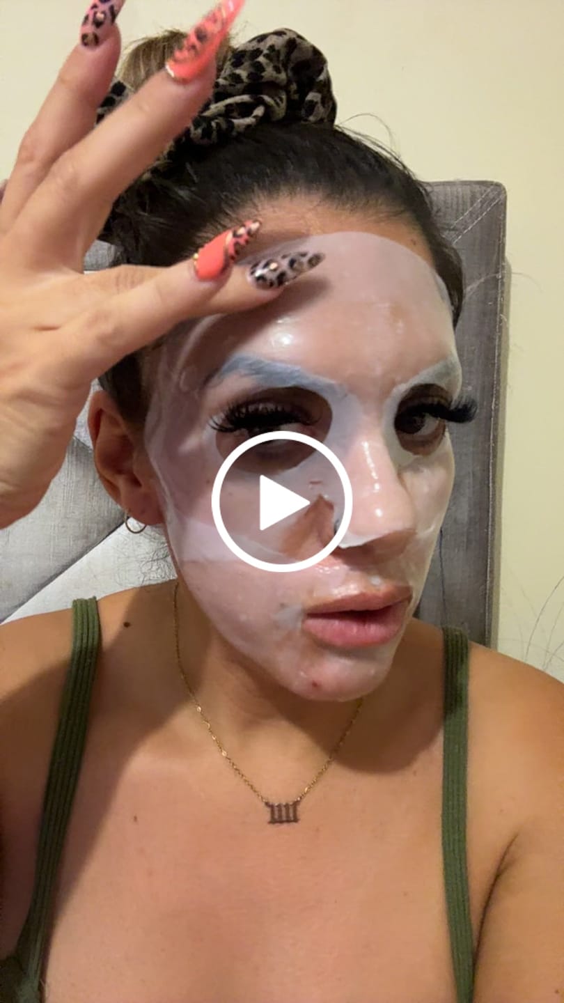 Customer video review of The Naked Skin Bio-Collagen Mask