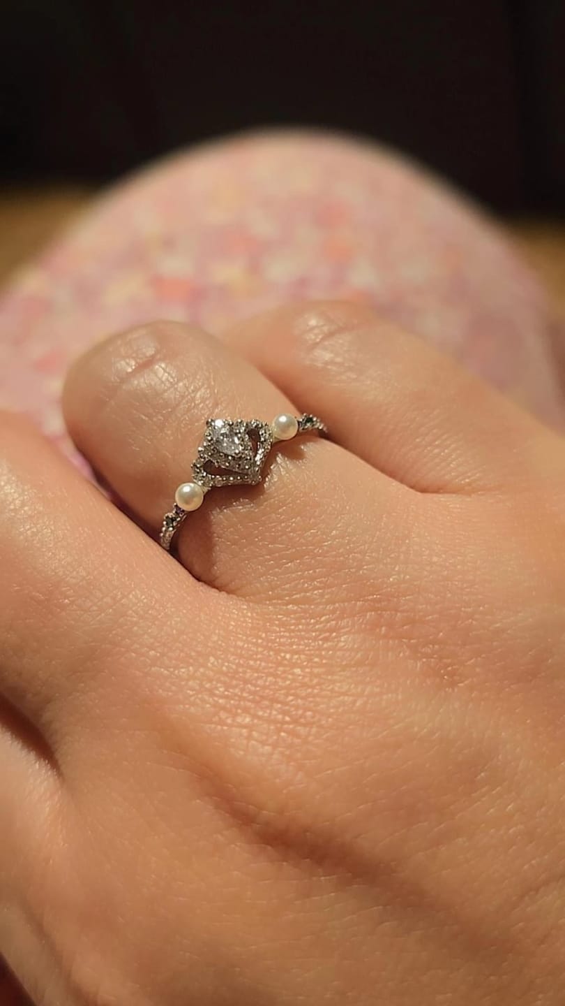 Customer photo review of ARIEL PRINCESS TIARA RING