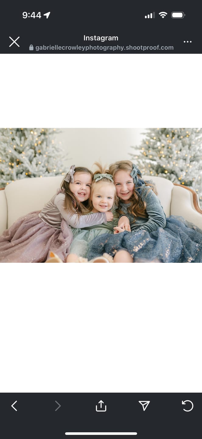 Customer photo review of Velour Hair Bow - Nightfall