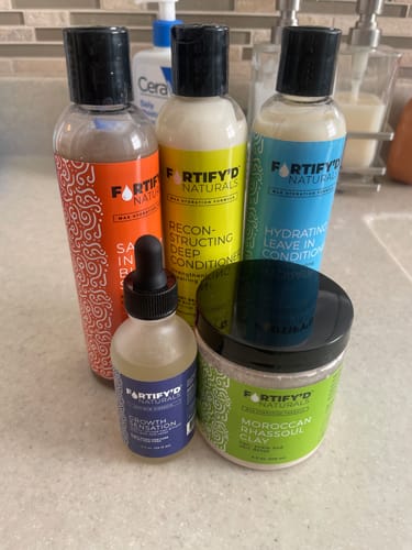Customer photo review of Sage Infused Black Soap Shampoo