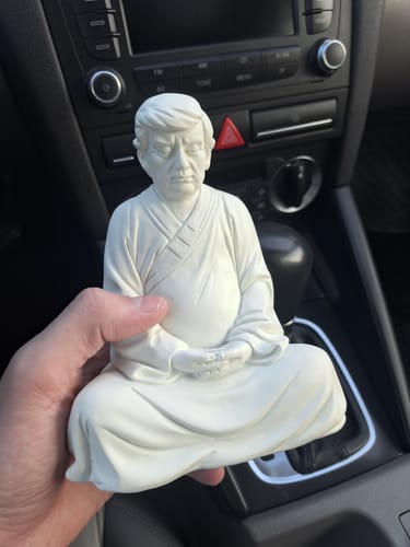 Customer photo review of President Trump Buddhist State Desk Ornament