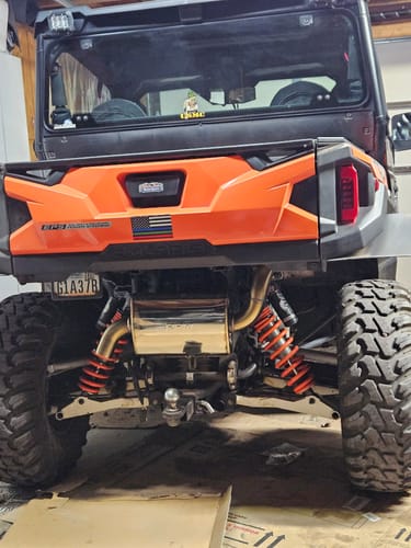 Customer photo review of RPM Polaris General, General XP, & RZR S 1000 Sport Muffler 2016-2024