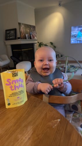 Customer photo review of Smoothie med mango, banan og ingefær