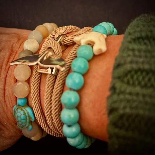 Customer photo review of Shark Tracking Bracelet