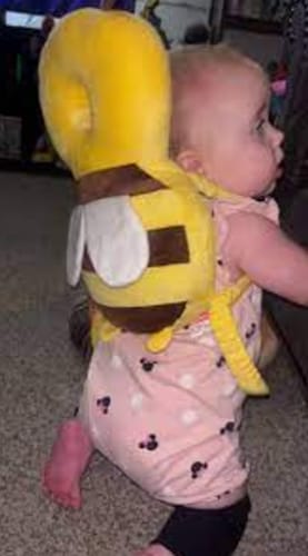 Customer photo review of Bumper Buddy Pillow