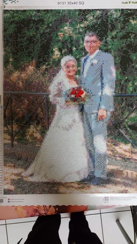 Customer photo review of Diamond Painting - Dein Wunschmotiv