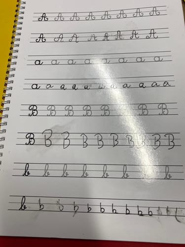 Customer photo review of Infinitebook Calligraphy A4