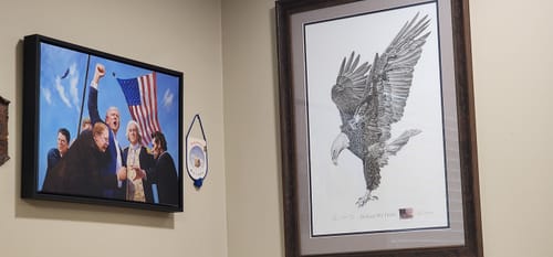 Customer photo review of United We Stand - Print