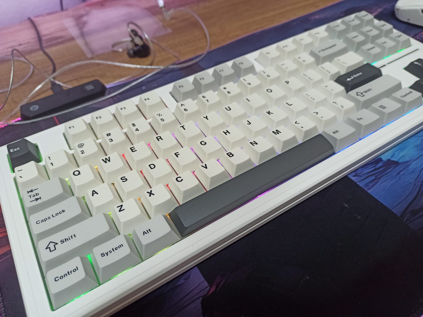 Customer photo review of YUNZII YZ87 Mekanik Klavye