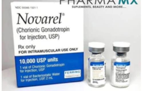 Reseña con foto de un cliente sobre NOVAREL Hormona Cronica Gonadotropina 10,000 UI