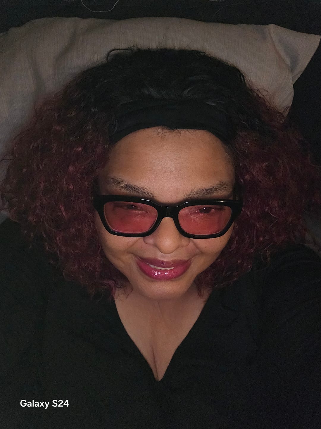 Customer photo review of Freetress Equal Drawstring Fullcap Half Wig - JUICY GIRL