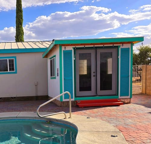 Customer photo review of Custom Screen Doors Custom Size Magnetic Screen Door