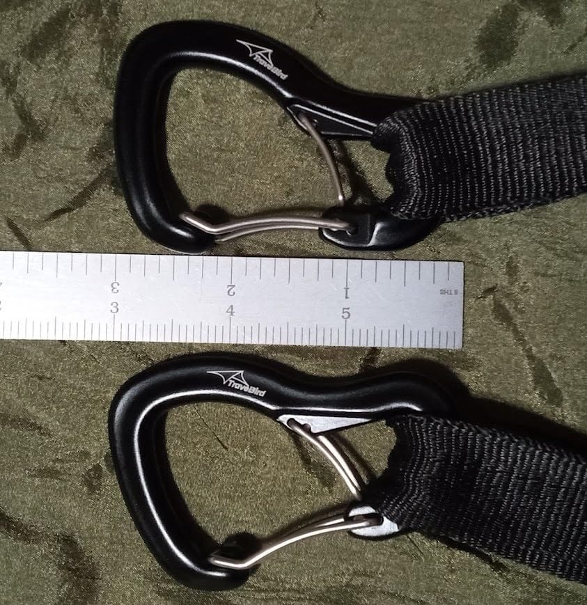 Customer photo review of Heavy Duty 8KN Double Door Aluminum Alloy Carabiner