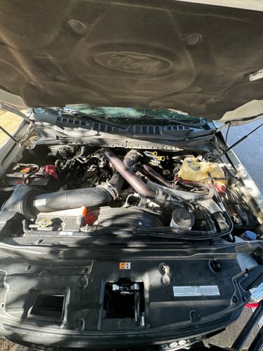 Customer photo review of SPE Motorsport 2011-2022 6.7L Powerstroke Coolant Hose Reroute Kit