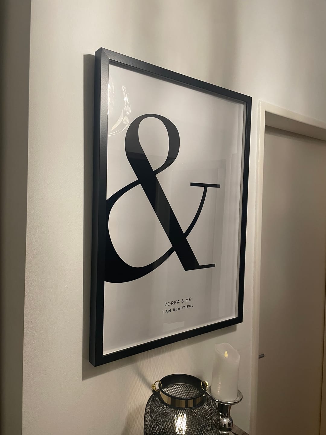 Customer photo review of Personalisierbares Poster & Zeichen mit Namen