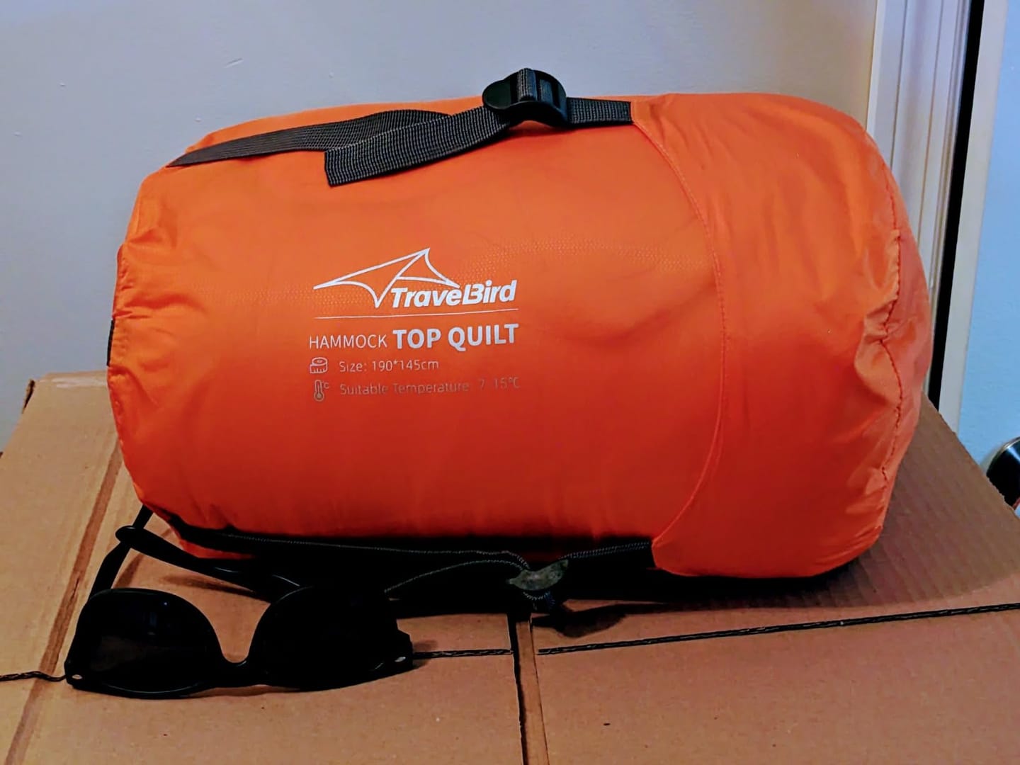 Customer photo review of Backpacking Hammock Topquilt Camping Sleeping Bag