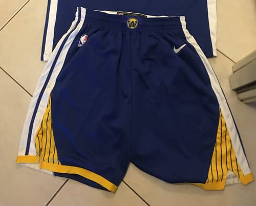 Customer photo review of PANTALONCINI NBA BLU WARRIORS 2021/22