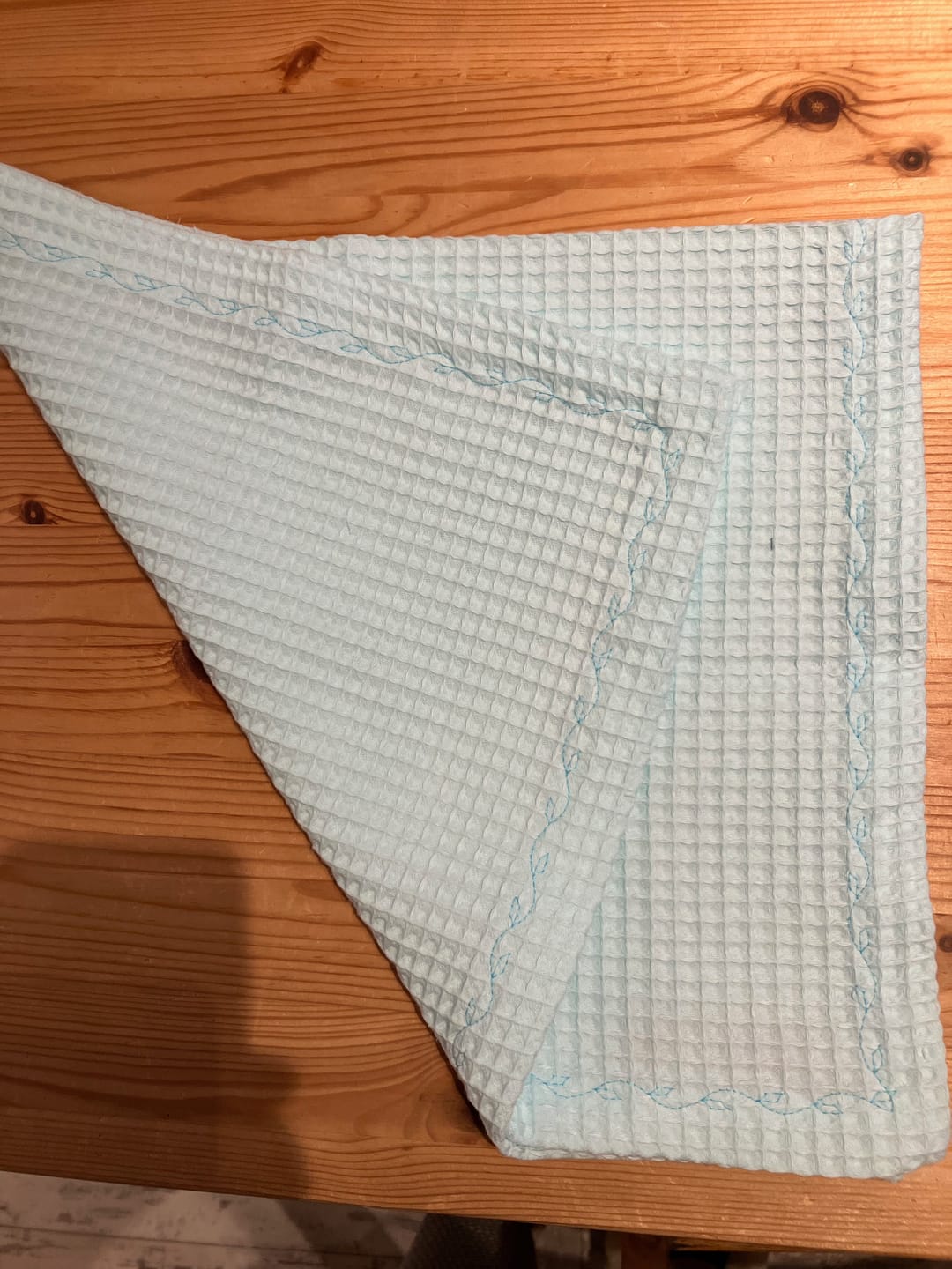 Customer photo review of 100% Cotton Waffle Fabric