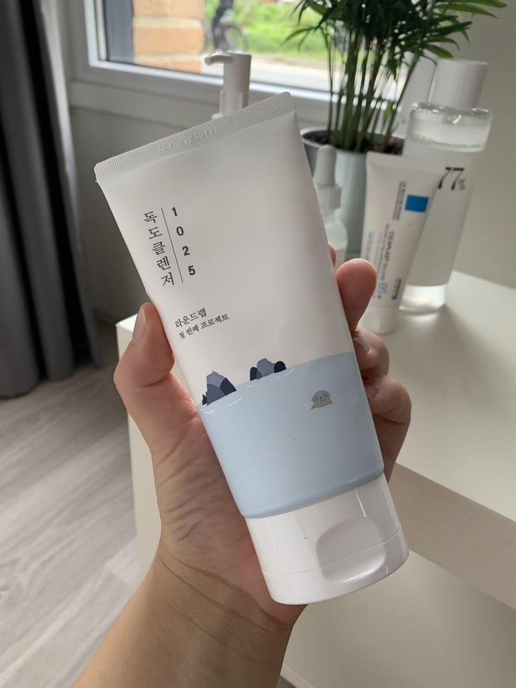 Customer photo review of ROUND LAB - 1025 Dokdo Cleanser 150 ML | Limpiador Facial
