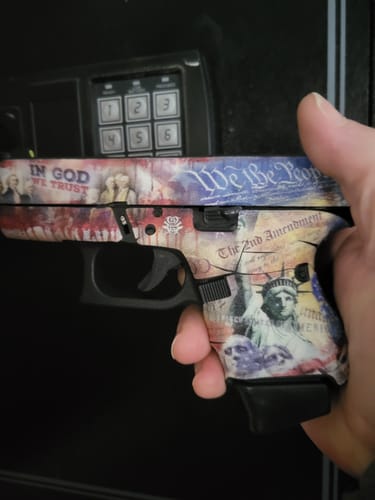 Customer photo review of Glock 27 Decal Grip - We The People