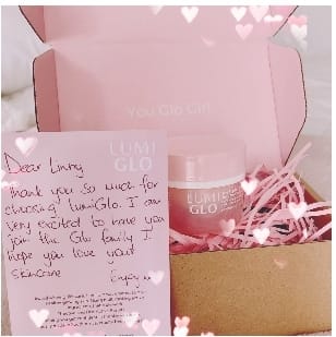 Customer photo review of The Super Glo Hydro Boost Jelly Moisturiser