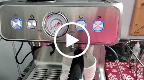 Customer video review of 15 Bar Professional Espresso Maker