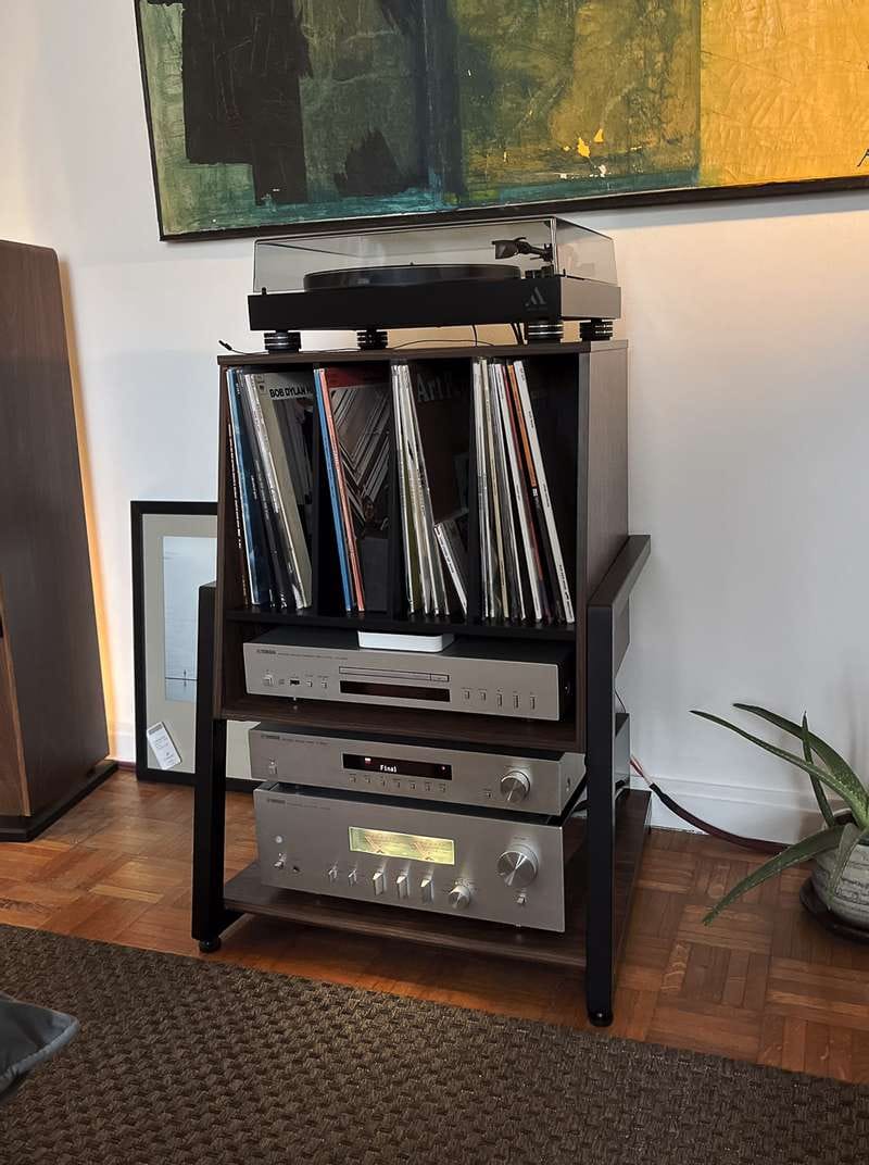 Customer photo review of Record Player Stand Eiffel Series