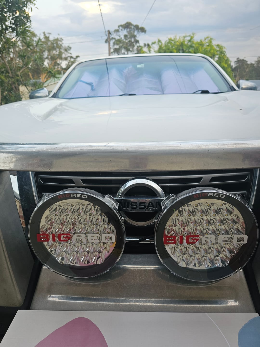 Customer photo review of 9 Inch BRG Driving Light Starter Kit (PAIR W/HARNESS)
